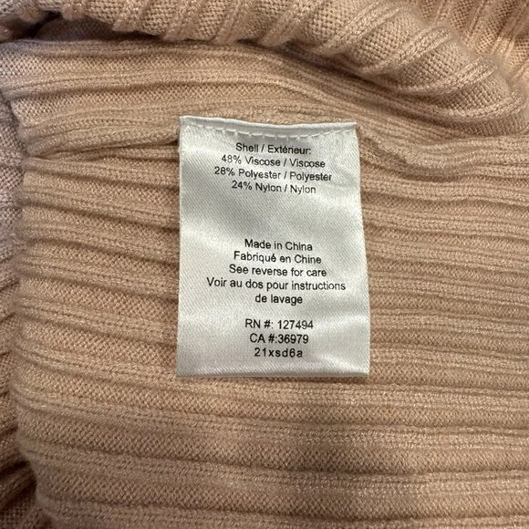 NWT Heartloom Antonia Tan Ribbed Midi Dress Size S - Picture 11 of 12